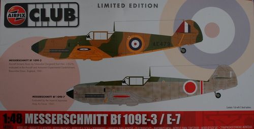 Airfix A82012 Airfix Club Limited Edition Messerschmitt Bf 109E-3 / E-7 Bausatz 1:48 OVP