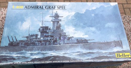Heller 81046 Admiral Graf Spee Panzerschiff  Plastikbausatz 1:400  in OVP