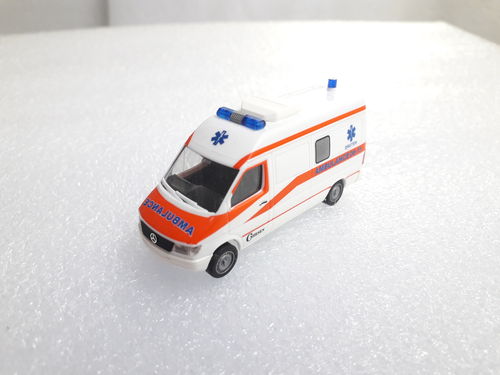 Herpa 043380 Mercedes-Benz T1N Sprinter Miesen RTW "Ambulance Druten" (NL) 1:87 HO