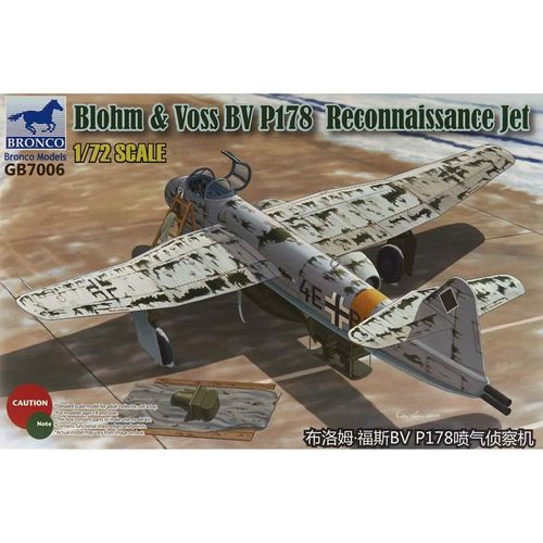 Bronco GB7006 Blohm & Voss BV P.178 Reconnaissance Jet  Bausatz im Maßstab 1:72 NEU OVP