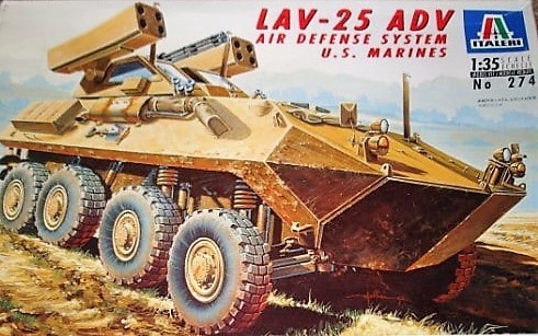 Italeri 274 LAV-25 ADV Air Defense System U.S Marines Bausatz 1:35 OVP