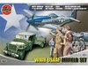 Airfix 06903 WWII USAAF Airfield Set Dioramaset mit P-51D Mustang im Maßstab 1:72 in OVP