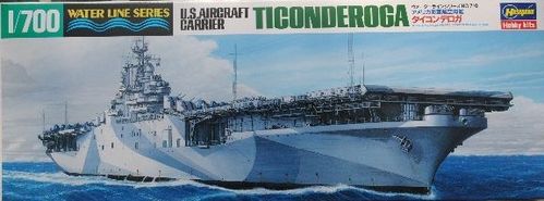 Hasegawa 44710 USS Ticonderoga CV-14 Bausatz 1:700 Neuwertig OVP