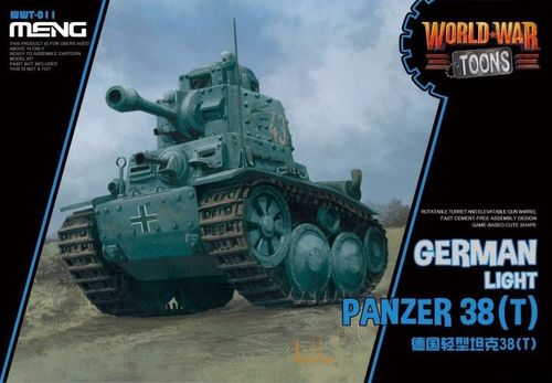 Meng WWT-011 World War Toons Panzer 38(t) Bausatz Neu OVP