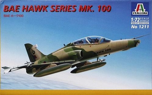 Italeri 1211 BAe Hawk Series Mk.100 Bausatz im Maßstab 1:72 in OVP Neuwertig