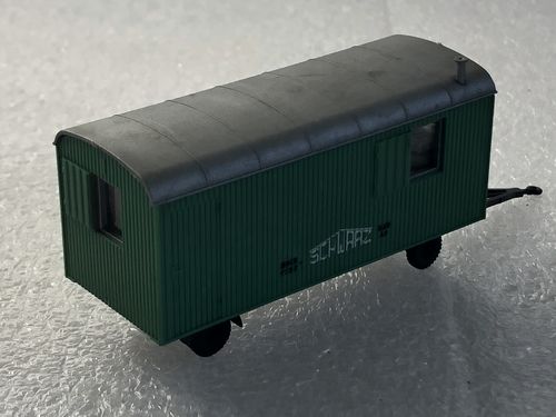 Roco miniatur modell 1545 Bauwagen Schwarzbau Maßstab 1:87 H0