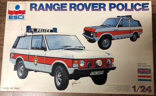 Esci 3039 Range Rover Police Modellbausatz im Maßstab 1:24 in OVP Rarität