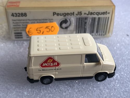 Busch 43288 Peugeot J5 Jacquet Kasten Maßstab 1:87 HO in OVP Neuwertig