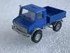 Roco miniatur modell H0 Unimog U 1300 Pritsche blau Maßstab 1:87 H0