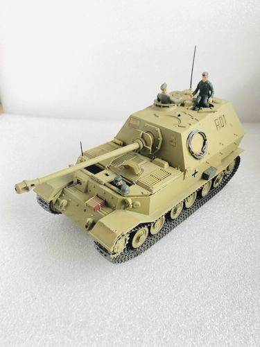 Italeri 211 Jagdpanzer Tiger (P) Elefant gebautes Modell im Maßstab 1:35