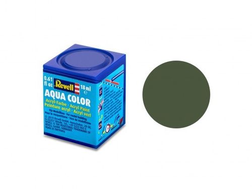 Revell 36165 Aqua Color Bronzegrün, matt, 18ml, RAL 6031