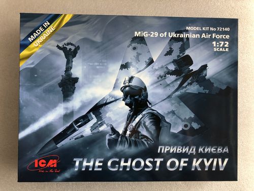 ICM 72140 The Ghost of Kyiv MIG-29 of Ukrainian Air Force Bausatz im Maßstab 1:72 Neu