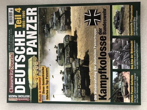 Clausewitz Spezial Deutsche Panzer Teil 4 1955 - 1990 Panzer der Bundeswehr Neuwertig