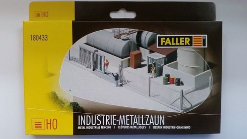 Faller 180433 Industrie-Metallzaun 1010 mm OVP