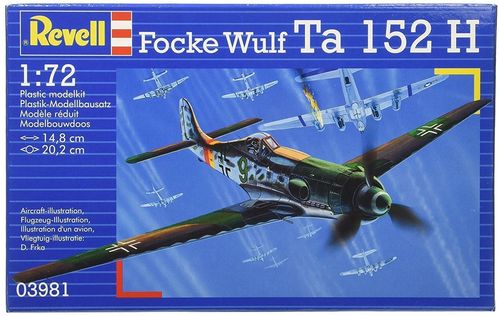 Revell 03981 Focke Wulf Ta 152 H Bausatz 1:72 OVP