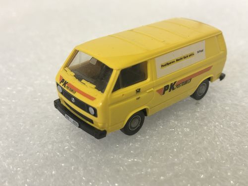 Roco miniatur modell 1554 VW Bus T3 Kasten Post Kurier im Maßstab 1:87 H0