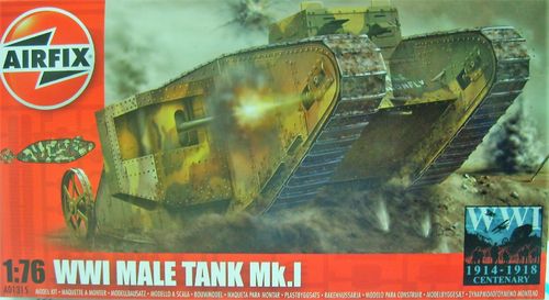 Airfix A01315 WWI Male Tank Mk.1 Bausatz 1:76 OVP
