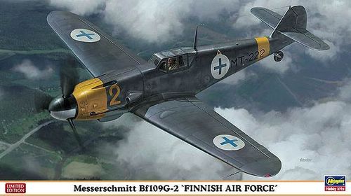 Hasegawa 07329 Messerschmitt Bf 109G-2 " FINNISH AIR FORCE " Bausatz 1:48 NEU OVP Limited Edition