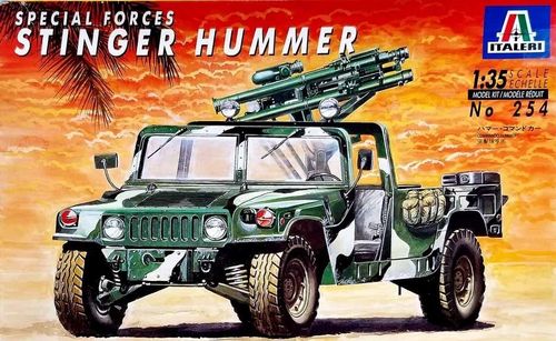 Italeri 254 Special Forces Stinger Hummer Modellbausatz im Maßstab 1:35 in OVP