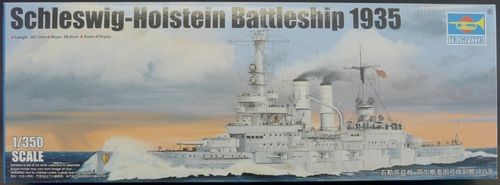 Trumpeter 05354 Schleswig-Holstein Battleship 1935 Modellbausatz Maßstab 1:350 NEU OVP