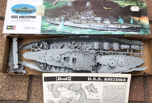 Revell H-302 USS Arizona Pearl Harbor Bausatz Maßstab 1:426 in OVP
