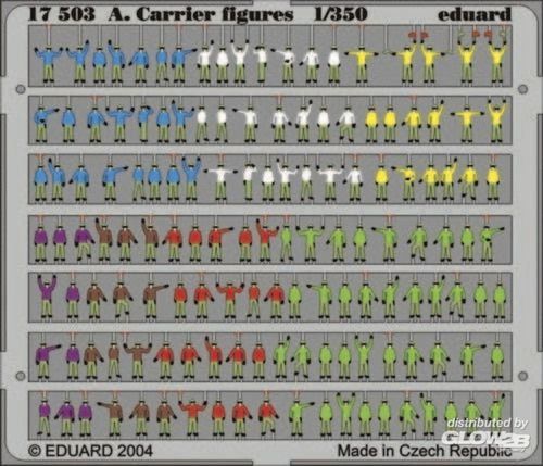 Eduard Accessories 17503  Air.Carrier  Figures present  farbige Ätzteile im Maßstab 1:350