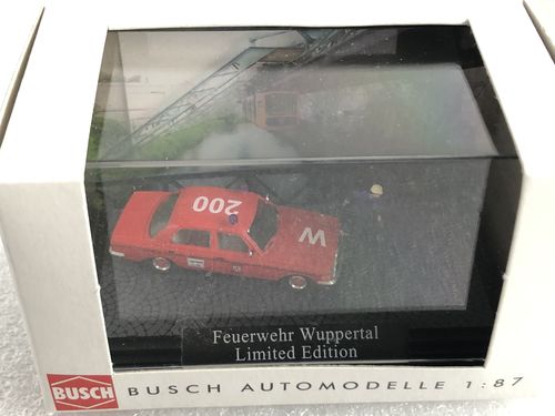 Busch 46857 MB W123 Fw Wuppertal  Maßstab 1:87 H0 in PC Box Neuwertig in OVP
