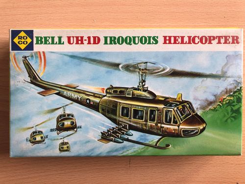 Roco Minitanks Z 248 Bell UH-1D Iroquois Helicopter Bausatz Maßstab 1:87 H0 Neuwertig in OVP