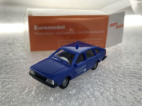 euromodel VW Passat Fliesheck THW Ortsverband Frankfurt Maßstab 1:87 H0 Neuwertig in OVP