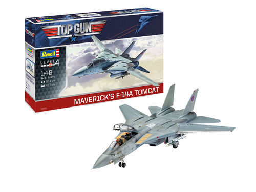 Revell 03865 Maverick's F-14A Tomcat ‘Top Gun’ Modellbausatz im Maßstab 1:48 Neu in OVP