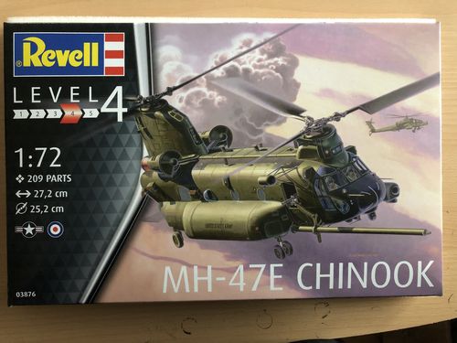 Revell 03876 MH-47E Chinook Modellbausatz im Maßstab 1/72 Neu in OVP