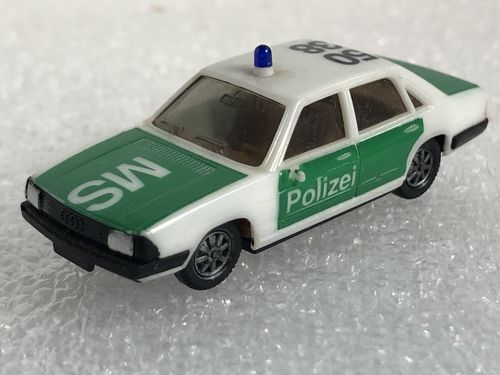 Herpa 4044 Audi 100 GL 5E Polizei "7483 MS" Maßstab 1:87 H0