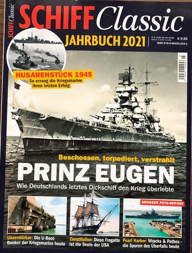 Schiff Classic Jahrbuch 2021 Der Schwere Kreuzer Prinz Eugen Broschiert 98.Seiten