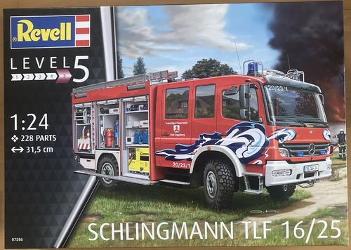 Revell 07586 MB Schlingmann TLF 16/25 Modellbausatz 1:24 Neu in OVP